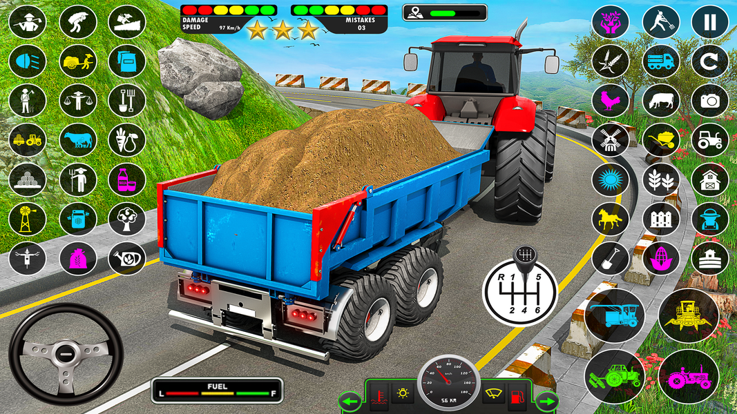 Tractor Driving Tractor Games - عکس بازی موبایلی اندروید