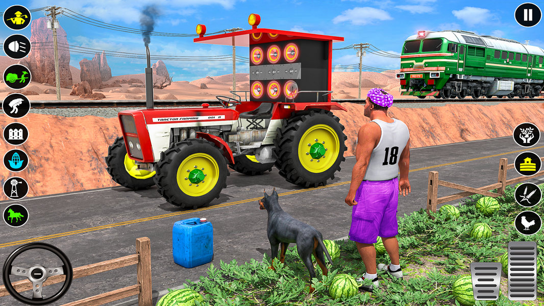 Tractor Driving Tractor Games - عکس بازی موبایلی اندروید