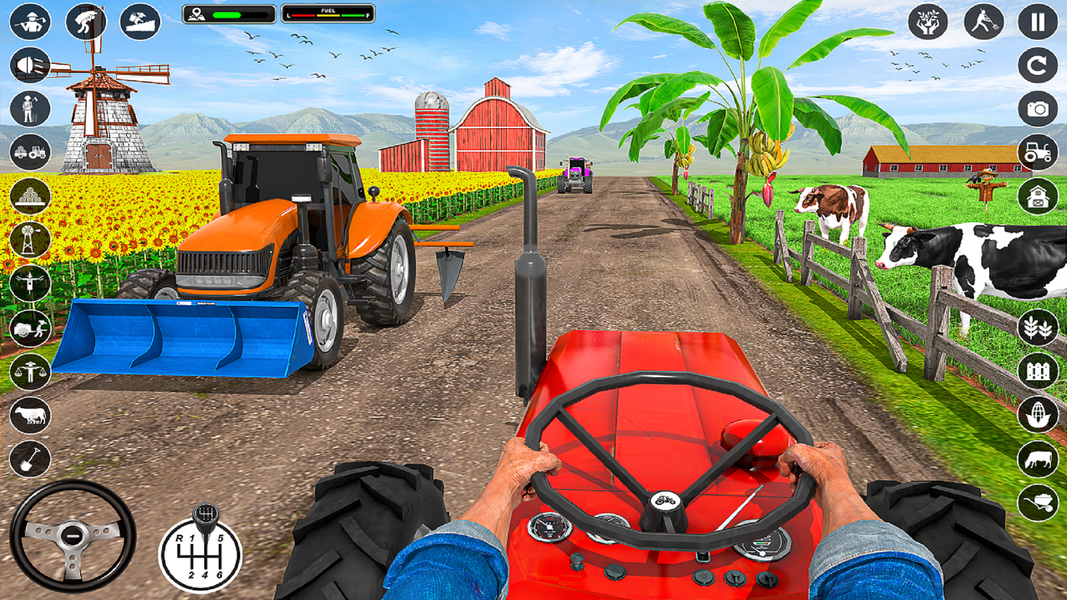 Tractor Driving Tractor Games - عکس بازی موبایلی اندروید