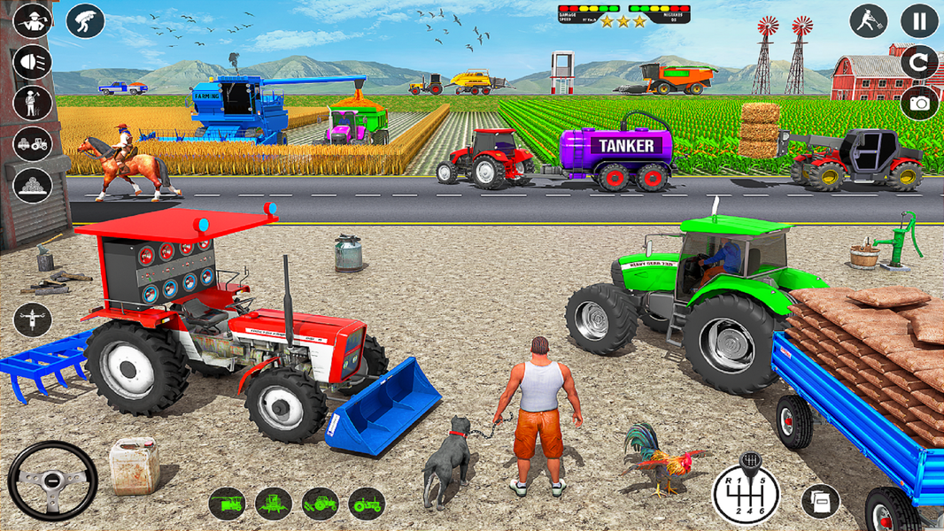 Tractor Driving Tractor Games - عکس بازی موبایلی اندروید