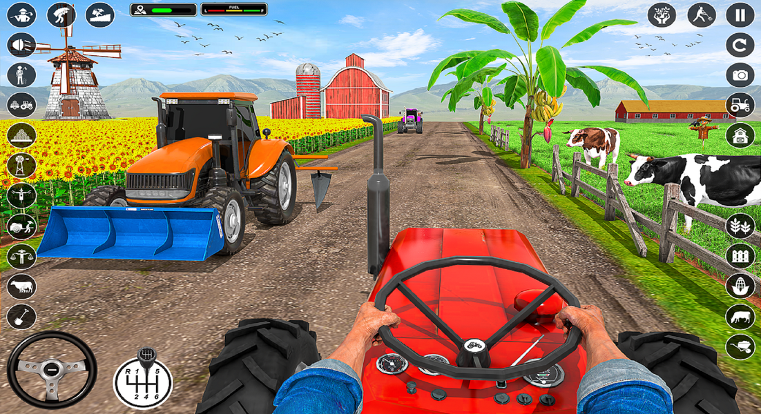 Tractor Driving Tractor Games - عکس بازی موبایلی اندروید