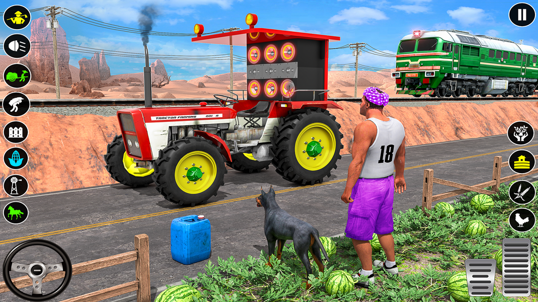 Tractor Driving Tractor Games - عکس بازی موبایلی اندروید
