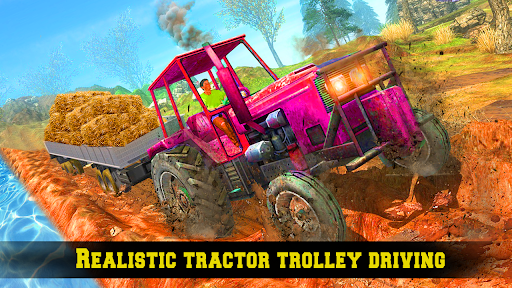 Tractor Farming Simulator - Modern Farming Games - Gameplay image of android game