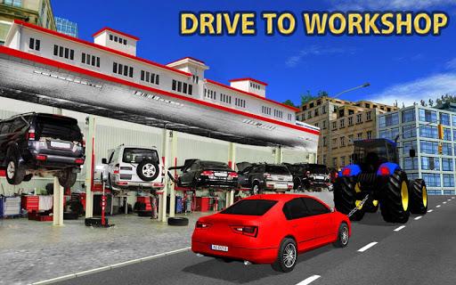 City Tractor Driving Game : Offline Rescue Duty - Image screenshot of android app