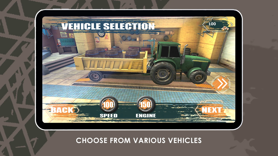 Offroad Long Trailer Truck Sim - عکس بازی موبایلی اندروید