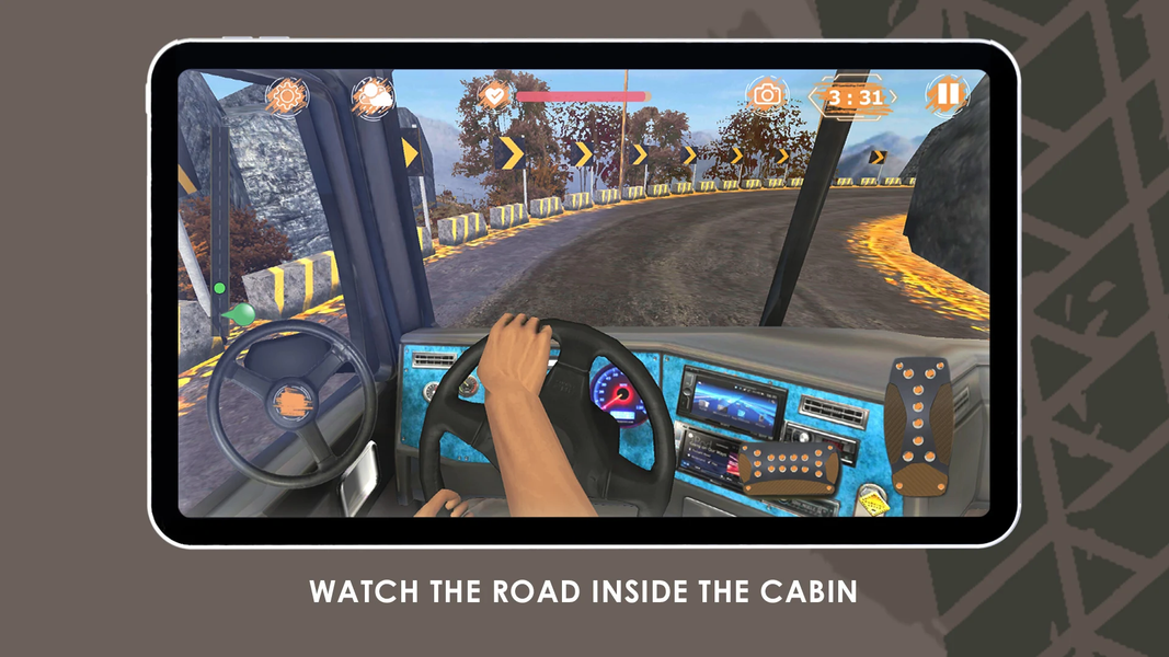 Offroad Long Trailer Truck Sim - عکس بازی موبایلی اندروید