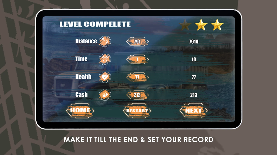 Offroad Long Trailer Truck Sim - عکس بازی موبایلی اندروید