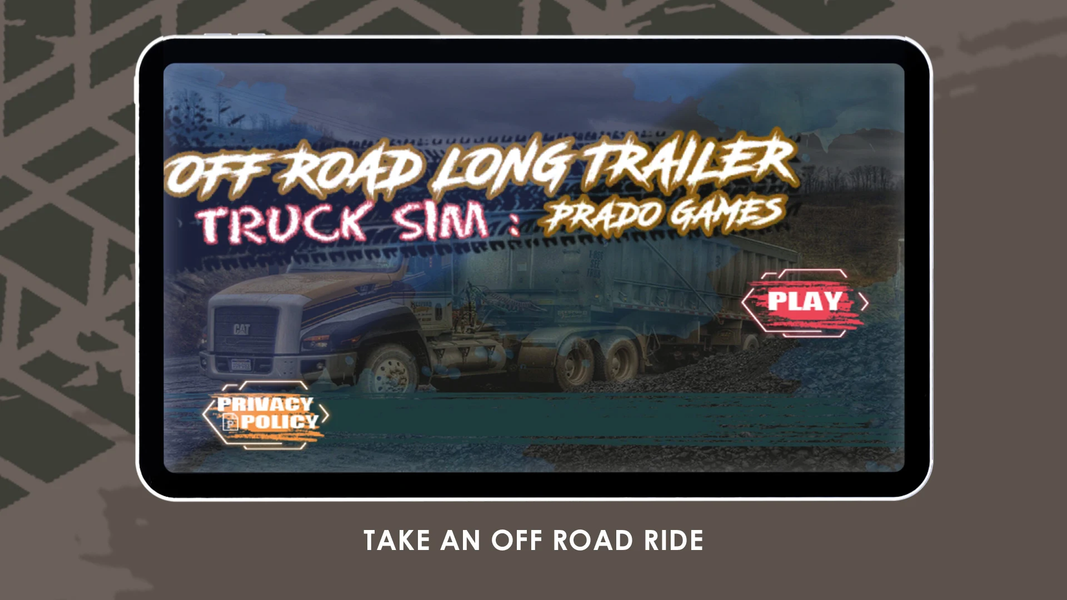 Offroad Long Trailer Truck Sim - Gameplay image of android game
