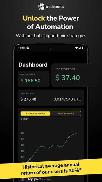 TradeSanta: Crypto Trading Bot - Image screenshot of android app