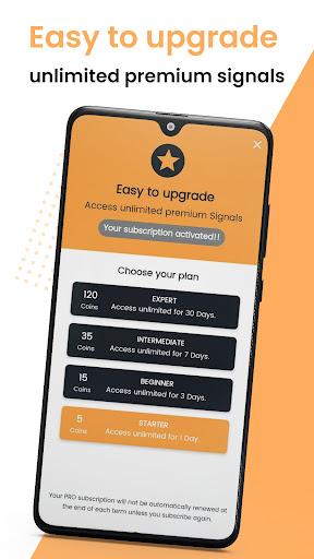 Crypto signals Binance Signal - سیگنال رمزارز - عکس برنامه موبایلی اندروید