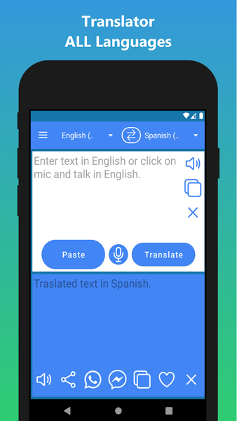 Translator All Languages - عکس برنامه موبایلی اندروید