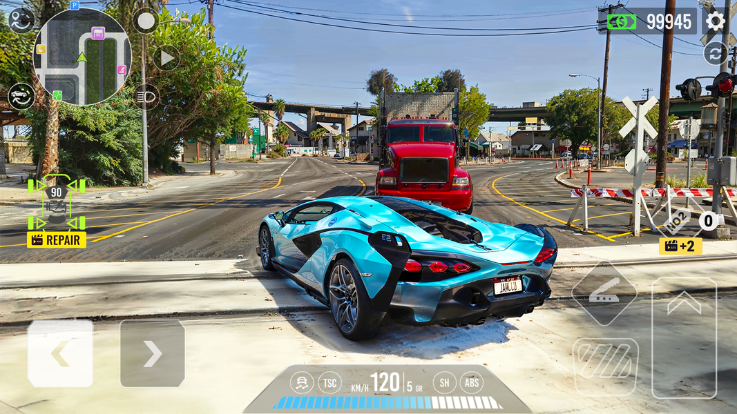 Traffic Car: Highway Driving - Gameplay image of android game