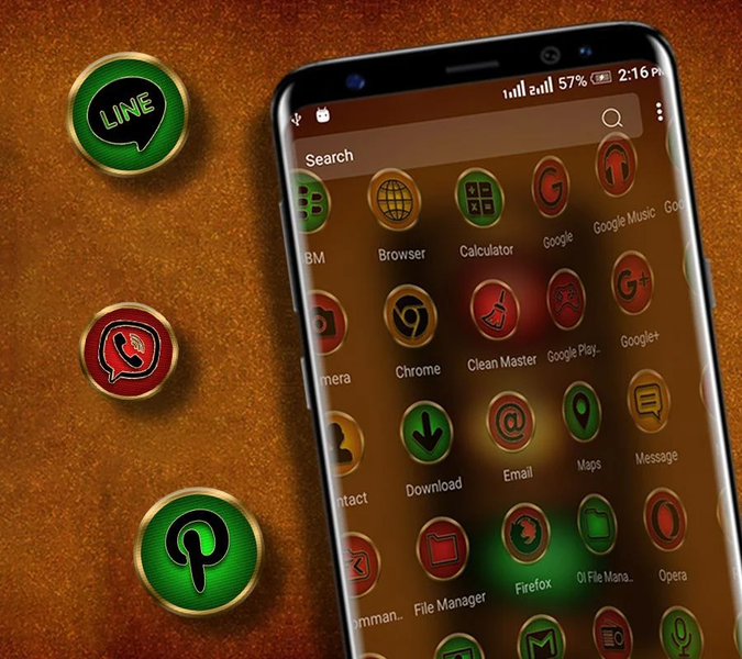 Traffic Light Launcher Theme - Image screenshot of android app