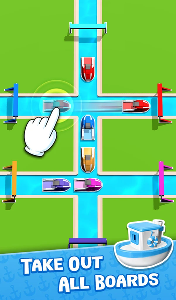 Traffic Puzzle - Boat Escape - Gameplay image of android game