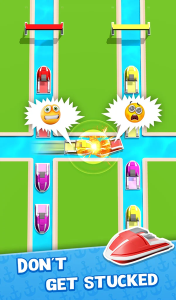 Traffic Puzzle - Boat Escape - Gameplay image of android game