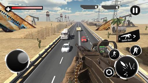 Traffic Sniper Shoot - FPS Gun War - Gameplay image of android game