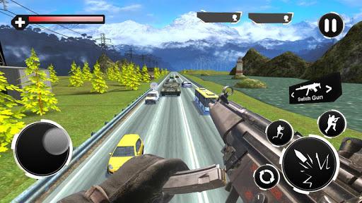 Traffic Sniper Shoot - FPS Gun War - Gameplay image of android game