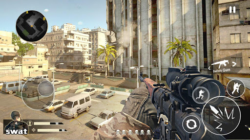 Traffic Sniper Shooter - Gameplay image of android game