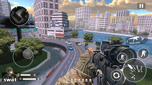 Traffic Sniper Shooter - Gameplay image of android game