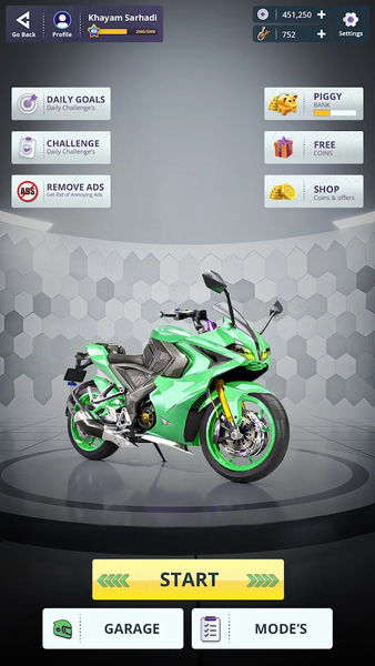 Moto Bike Endless Racing - عکس بازی موبایلی اندروید