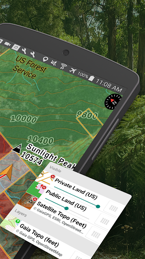 Gaia GPS: Offroad Hiking Maps - عکس برنامه موبایلی اندروید