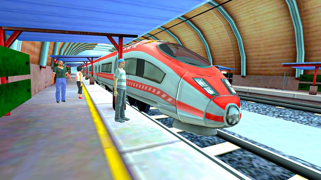 City Train Driving Simulator - Gameplay image of android game
