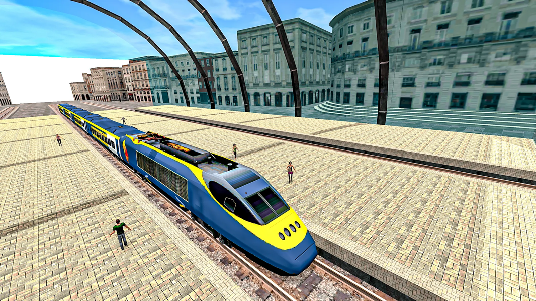 City Train Driving Simulator - Gameplay image of android game