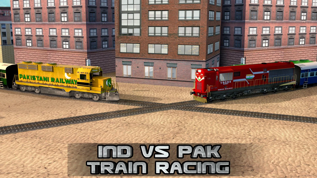 India VS Pakistan Train racing - عکس برنامه موبایلی اندروید