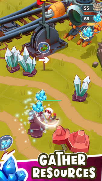 Derailed: Survival Adventure - Gameplay image of android game