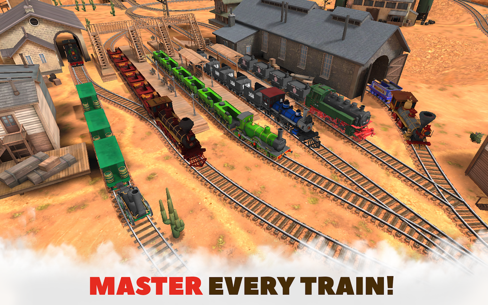 Train King Tycoon: Rail Empire - Gameplay image of android game