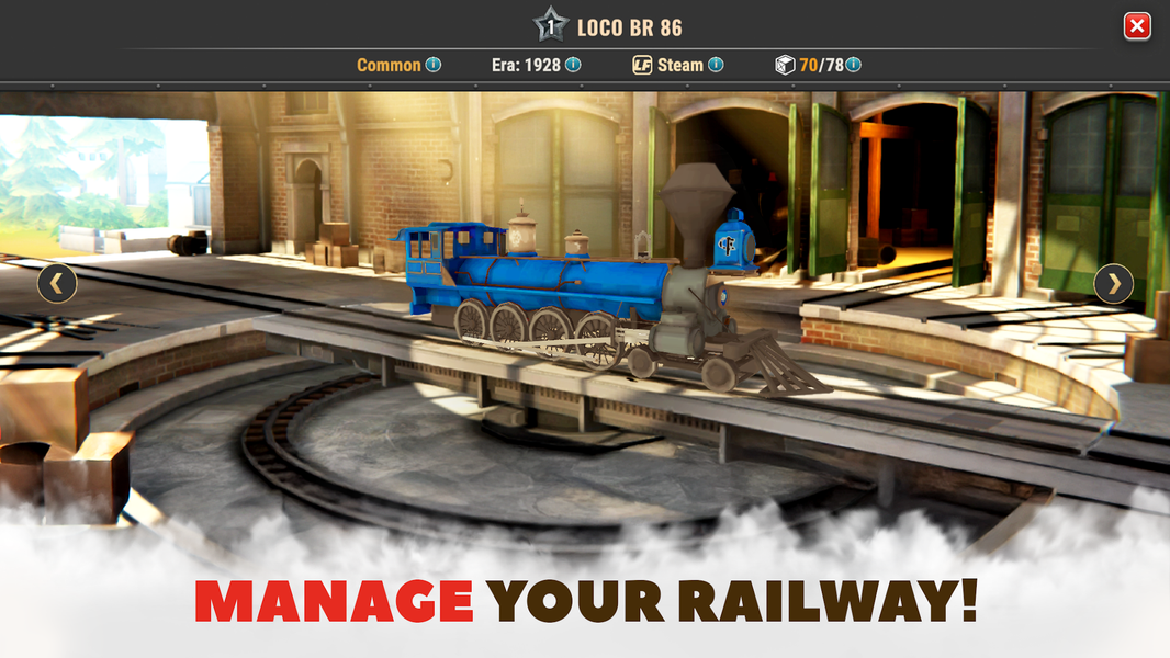 Train King Tycoon: Rail Empire - Gameplay image of android game