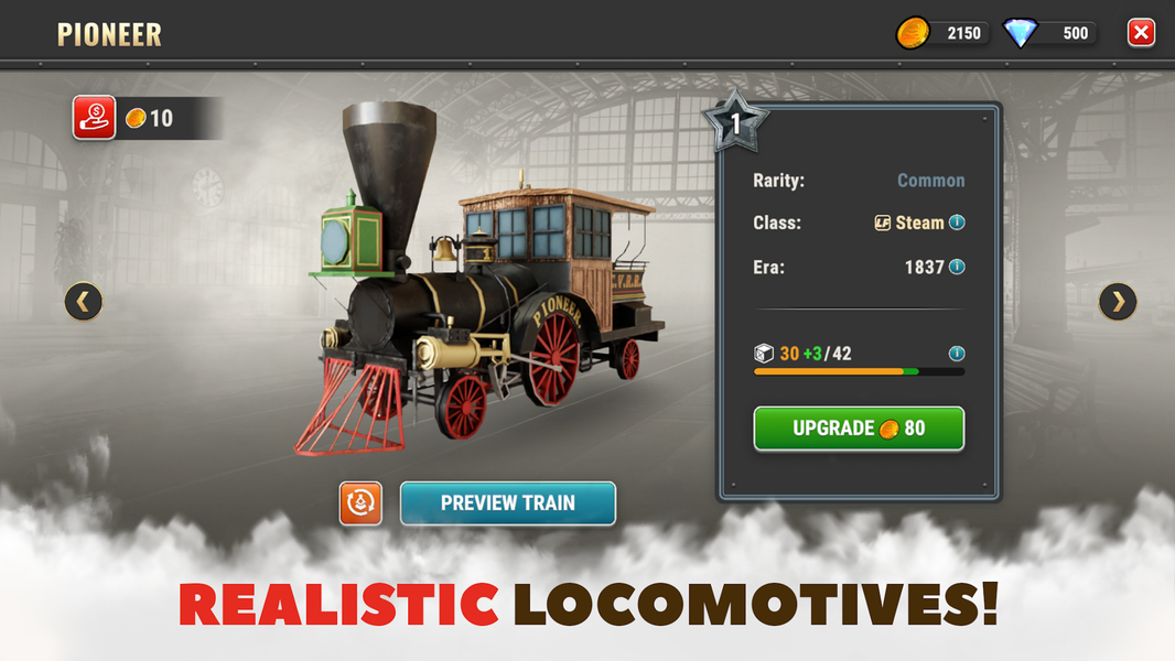 Train King Tycoon: Rail Empire - عکس بازی موبایلی اندروید