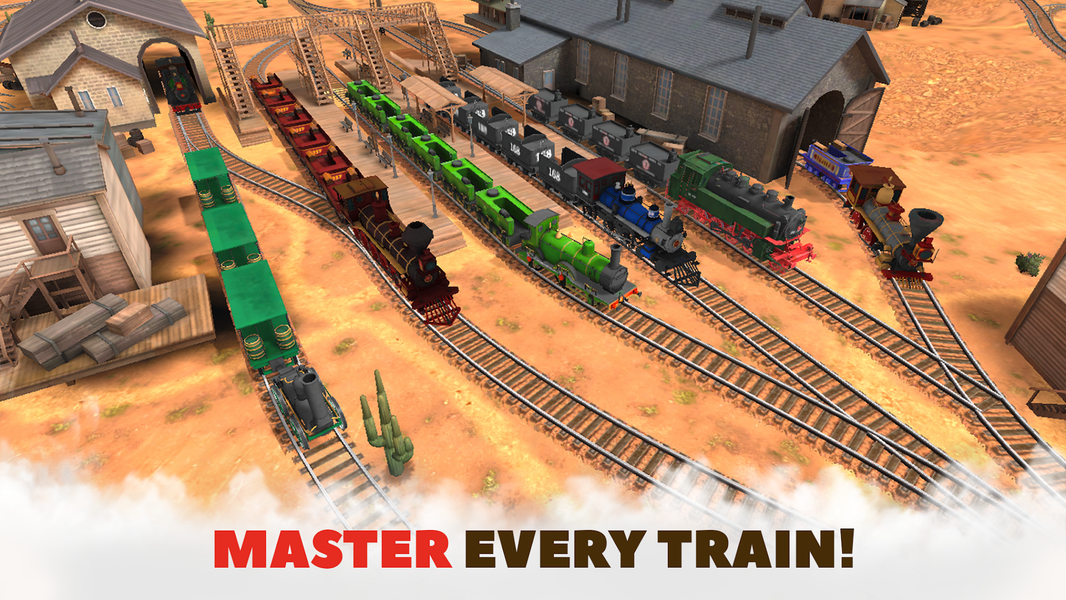 Train King Tycoon: Rail Empire - Gameplay image of android game