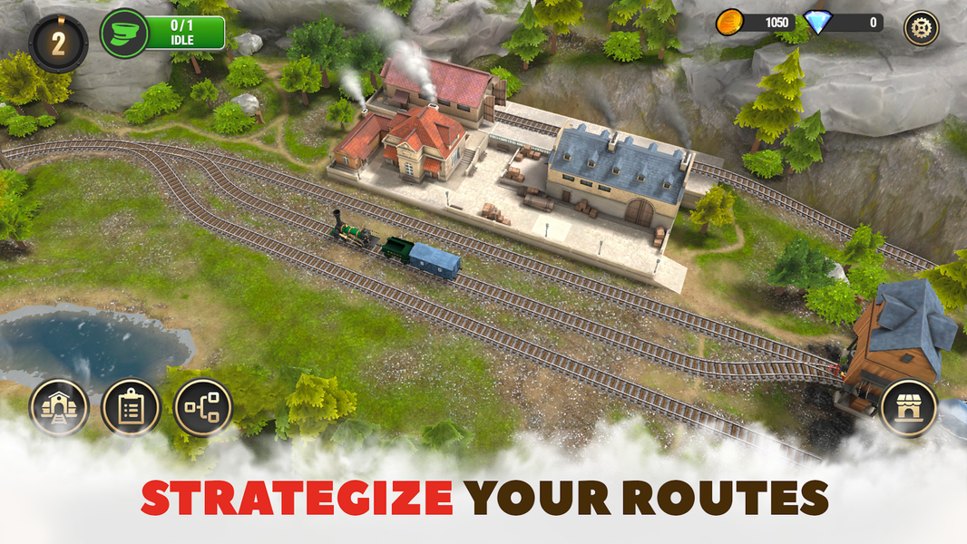 Train King Tycoon: Rail Empire - Gameplay image of android game