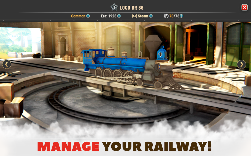 Train King Tycoon: Rail Empire - Gameplay image of android game