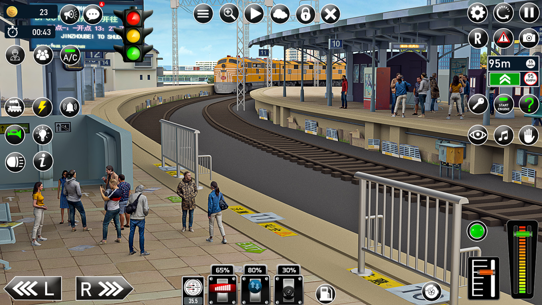 Train Game Train Simulator - Gameplay image of android game