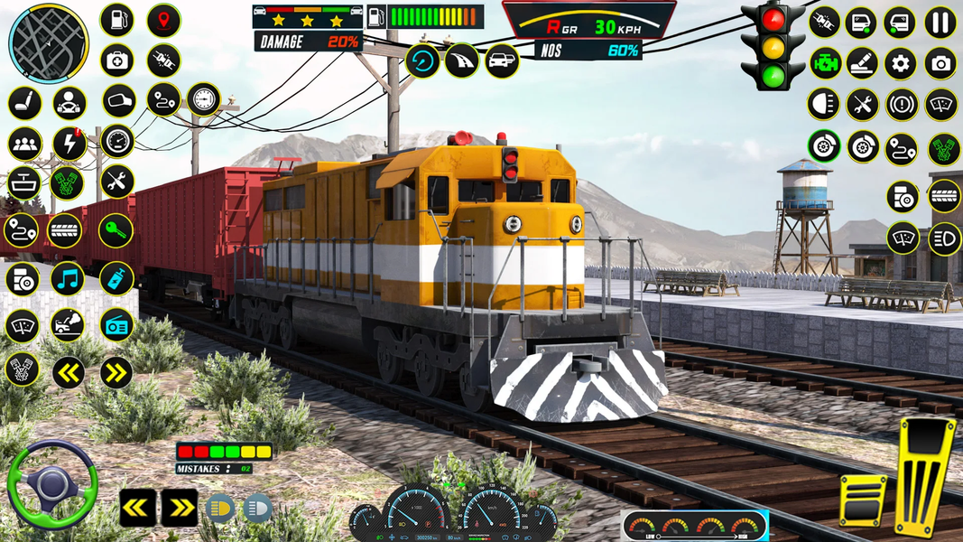 Train Game Train Simulator - Gameplay image of android game