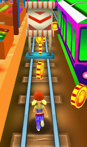 Train Surf Rush Runner 3D - Gameplay image of android game