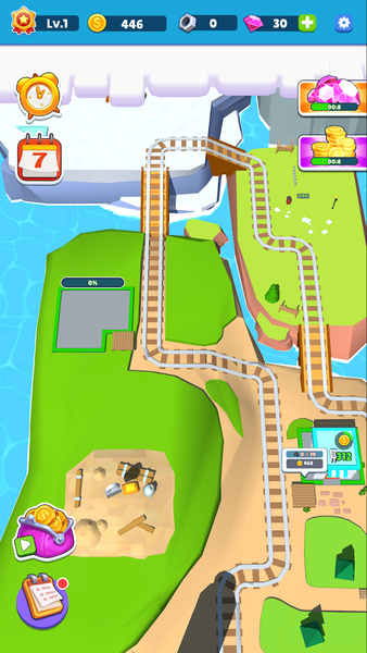 Train Town-Idle Game - عکس بازی موبایلی اندروید