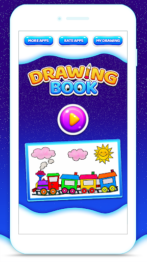 Train Coloring Book Game - عکس برنامه موبایلی اندروید