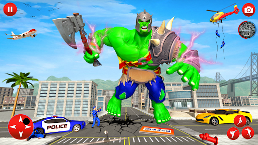 Incredible Monster Hero Attack - Gameplay image of android game