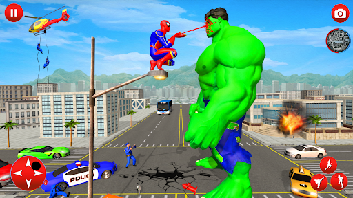 Incredible Monster Hero Attack - Gameplay image of android game