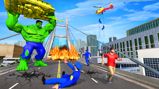 Incredible Monster Hero Attack - Gameplay image of android game