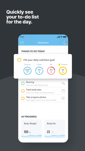 DHW Nutrition and Fitness - Image screenshot of android app