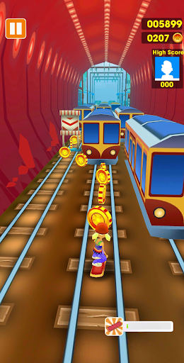 Subway 3D : Surf Run - Gameplay image of android game