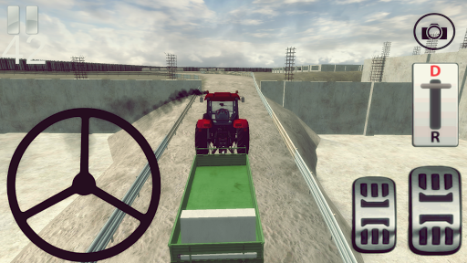 Tractors Driving Game 3D - Gameplay image of android game