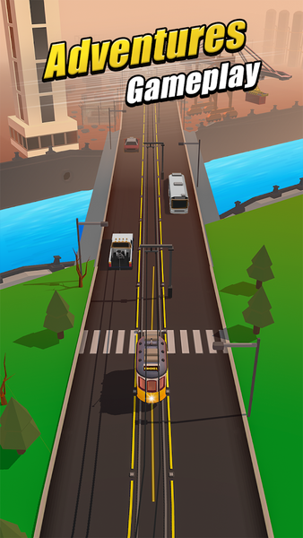 Tram Rush - Simulation Games - عکس بازی موبایلی اندروید