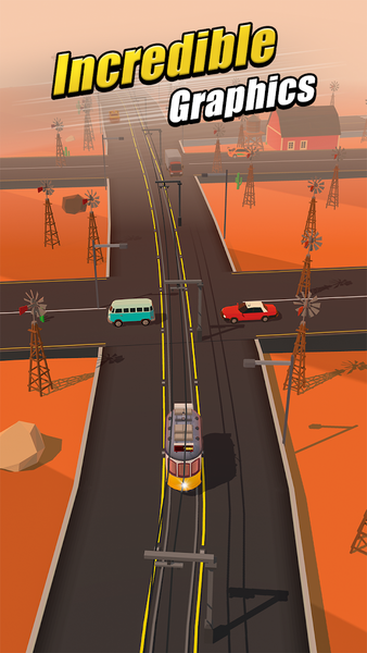 Tram Rush - Simulation Games - عکس بازی موبایلی اندروید
