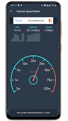 5G  Wifi, 5G, 4G, 3G speed test - Speed check - عکس برنامه موبایلی اندروید