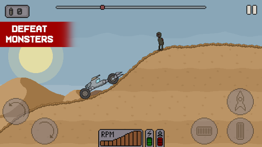Death Rover: Space Zombie Race - Gameplay image of android game